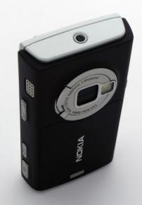 Nokia N95 mobile phone showing camera phone