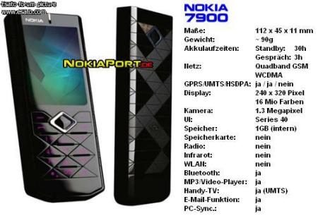 Nokia 7900 mobile phone