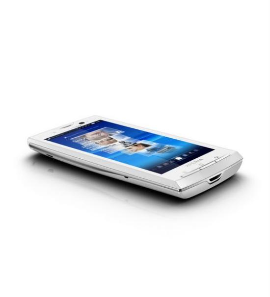 sony ericsson xperia x10 white. Sony Ericsson Xperia X10 in