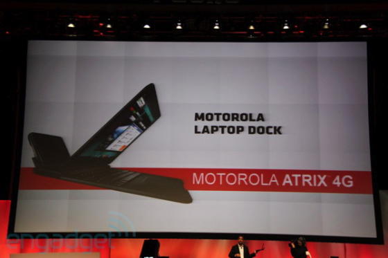 Motorola Laptop dock with Motorola Atrix 4G
