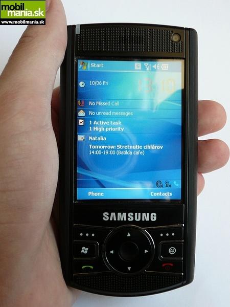 Samsung SGH-i760 in a hand
